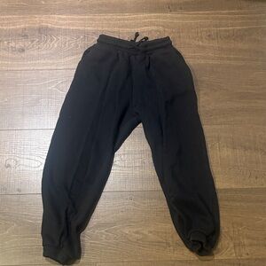 Zara Black Elastic Waist Joggers